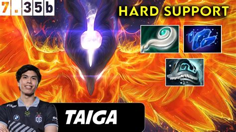 Taiga Phoenix Hard Support Dota 2 Patch 735b Pro Pub Gameplay Youtube