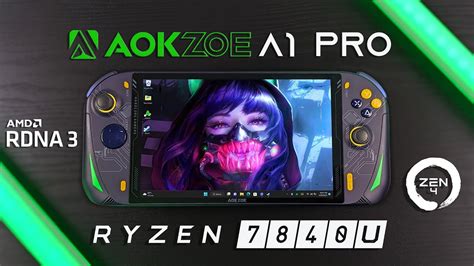 The Aokzoe A Pro Is The First Ryzen U Rdna Apu Hand Held And Its