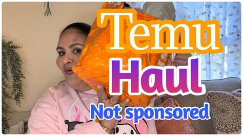 Temu Haul NOT SPONSORED YouTube