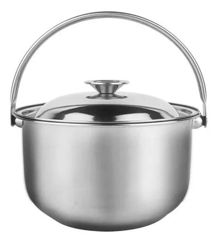 Cazuela De Acero Inoxidable Hot Pot Meses Sin Inter S