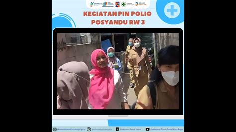 Pelaksanaan Sub Pin Polio 2023 Puskesmas Tanah Sareal Youtube