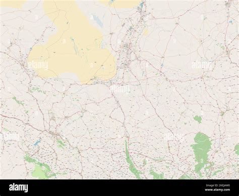 Ningxia Hui, autonomous region of China. Open Street Map Stock Photo ...