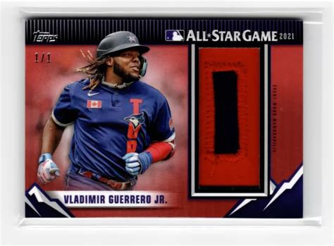 Vladimir Guerrero Jr Topps Allstar Game Patch Jumbo Rouge Mvp