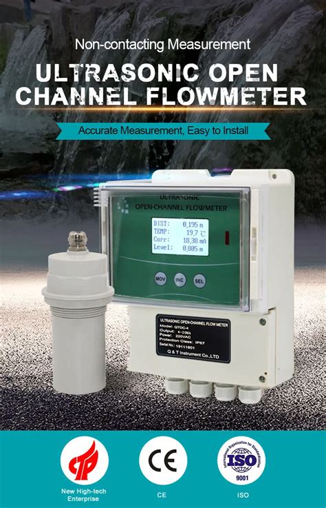 Parshall Flume Ultrasonic Flow Meter For Open Water Channels