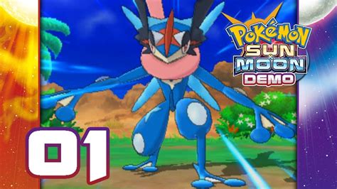 Pokemon Sun And Moon Special Demo Version Part 1 Ash Greninja Youtube