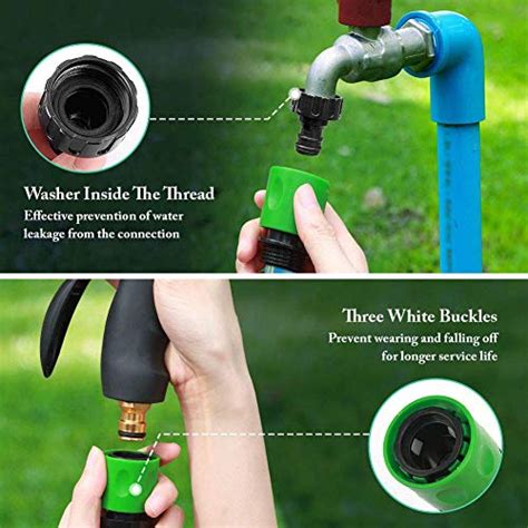 Yupvm Garden Quick Connect Release Water Hose Fittings Plastic Connectors Male And Female 34