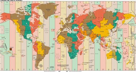 Premium Vector | Time zone of the world vector image