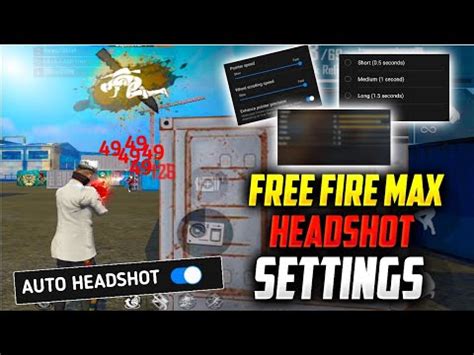 Free Fire Max Headshot Setting 2021 Best Headshot Setting In Free