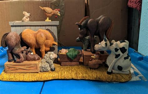 Nativity Scene with Farm Animals | #3935913400