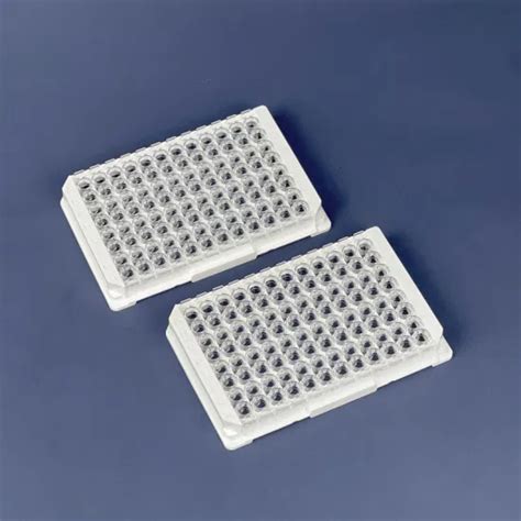 Detachable Well Elisa Plate Laboratory Cell Culture Clear White