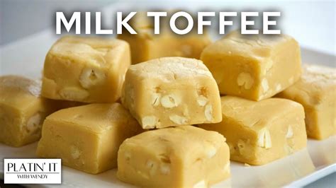 Easy And Quick Milk Toffee Milk Cream With Condensed Milk Holiday