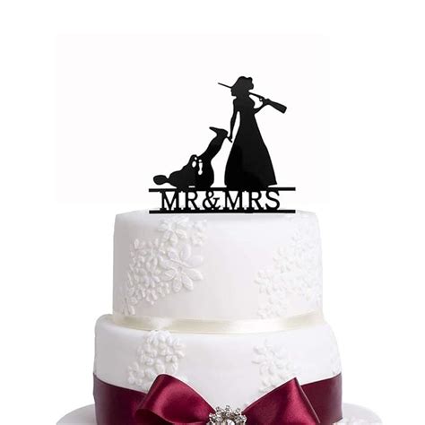 Buy Bridal Garter Hunter Rifle Wedding Cake Topper The Hunt Is Over