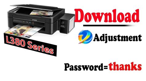 Epson L380 Resetter And Adjustment Program Free Download Latest Version