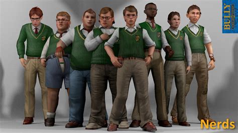 Nerds Clique (Bully) XPS Models by the-architect-x on DeviantArt