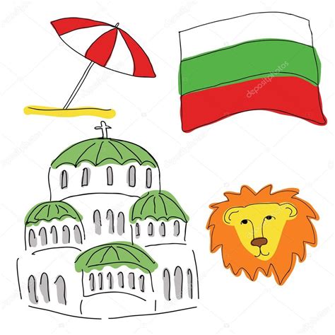 Vector symbols of Bulgaria — Stock Vector © sunsinger #45230325