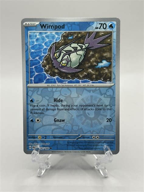 Pokémon TCG Wimpod 047 182 S V Paradox Rift Reverse Holo Common M NM