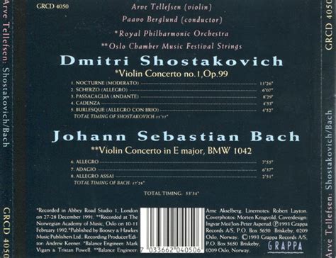 Violin Concerto No Op Violin Concerto In E Major By Dmitri