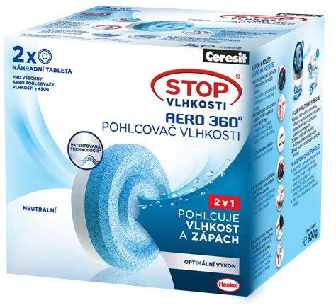 Ceresit Stop vlhkosti tablety Aero 360 2x450g 199 Kč