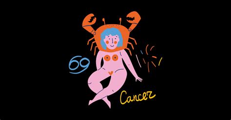 Zodiac Sign Cancer Zodiac Sign Cancer Girl Naked Love Sticker