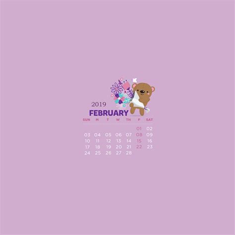 125 February 2019 Calendar Artofit