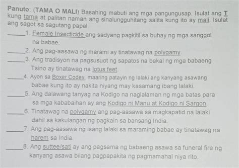 Pls Po Pki Sagot Kailangan Ko Na Kse Brainliest Ko Makakasagot