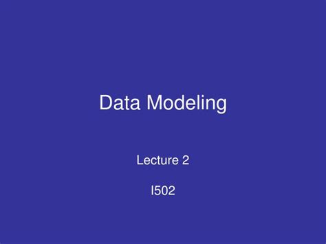 Ppt Data Modeling Powerpoint Presentation Free Download Id 3746992