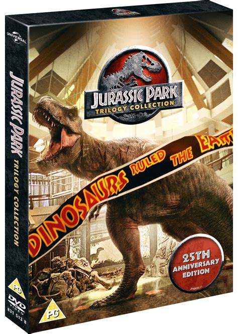 Jurassic Park Trilogy Collection Dvd Box Set Free Shipping Over £20 Hmv Store