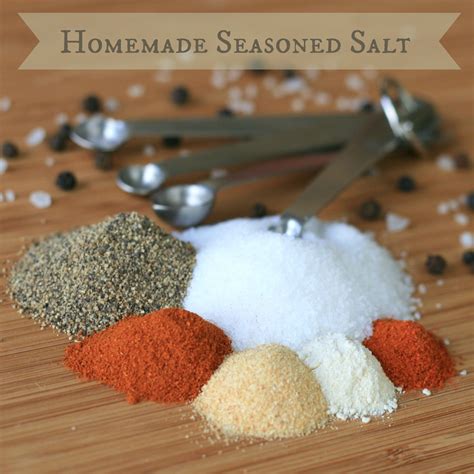 Homemade Seasoned Salt Recipe Homemade Seasoning Salt No Salt