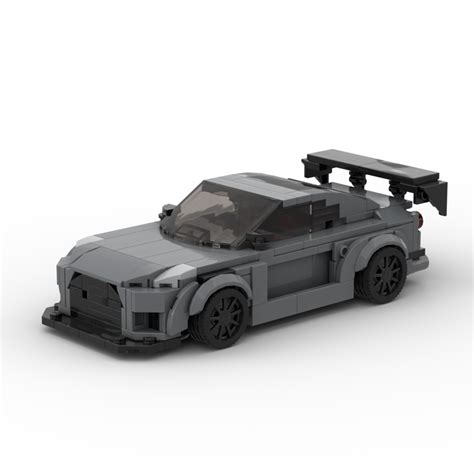 Lego Moc Liberty Walk Nissan R35 Gtr With Stock Engine By Kazebricks Rebrickable Build