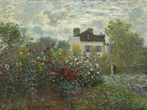 Claude Monet The Artists Garden In Argenteuil A Corner Of The