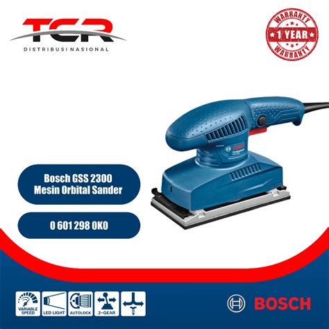 Jual Bosch GSS 2300 Orbital Sander 06012980K0 Mesin Amplas Listrik