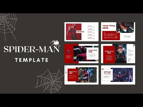 Spiderman Powerpoint Template Infoupdate Org