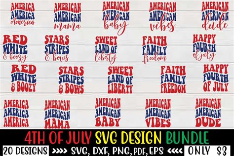 4th Of July Svg Bundle Bundle · Creative Fabrica