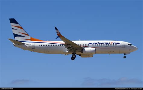 Aircraft Photo Of Ok Tvu Boeing N Smartwings Airhistory Net