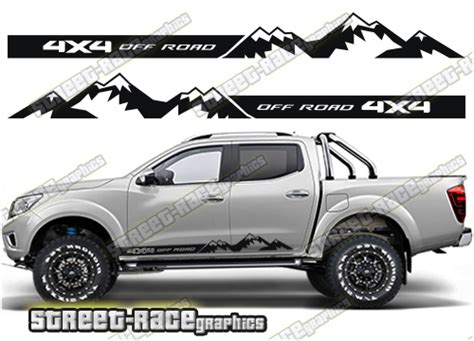 Nissan Navara Frontier Mountain Adventure X Off Road Racing Stripe