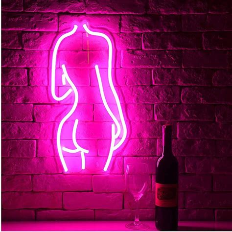 Led Neon Sign Lady Back Nude Lady Neon Sign Etsy