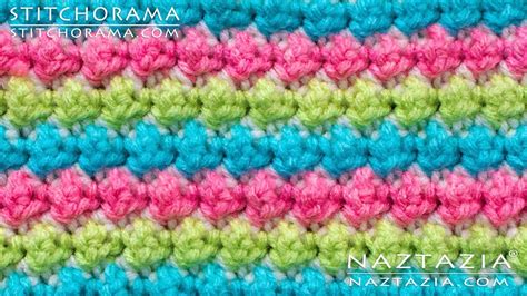 HOW To CROCHET TRINITY STITCH Blackberry Bramble Stitchorama By