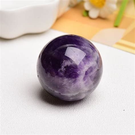 Pierre Vendue Seule Dream Amethyst Mm Boule Am Thyste En Cristal