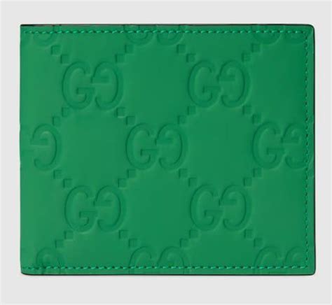 Gucci Gg Rubber Effect Bi Fold Wallet Grailed