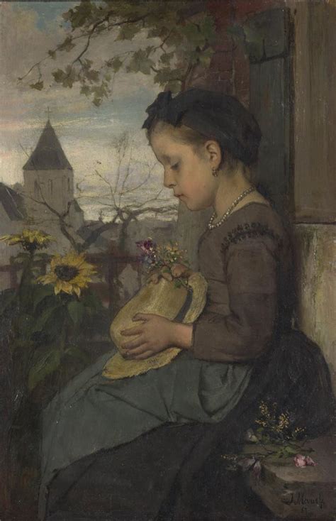 dutch-and-flemish-painters:“ the-hardest-of-hearts-survive:“ Jacob Maris (1837-1899) - A Girl ...