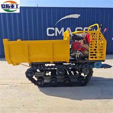 Ton Self Loading Crawler Cargo Tipper Mini Dump Trucks Self