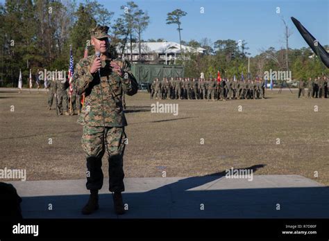 U S Marine Corps Brig Gen Kevin J Stewart Commanding General Of