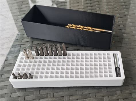 Schraubendreher Bit Box Und Bithalter Drill Bit Storage By Comartist