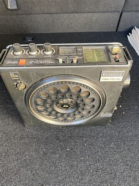 PANASONIC RF 888 PSB FM AM 3 BAND RADIO VINTAGE UNTESTED EBay