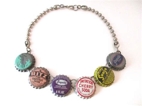 Bottle Cap Necklaces Ideas