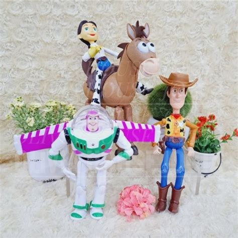 Jual Action Figure Toys Story Set Mix Cake Topper Figurin Toys Story