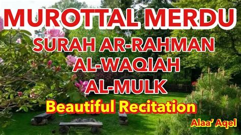 Murottal Alquran Merdu Surah Ar Rahman Al Waqiah Al Mulk Alaa