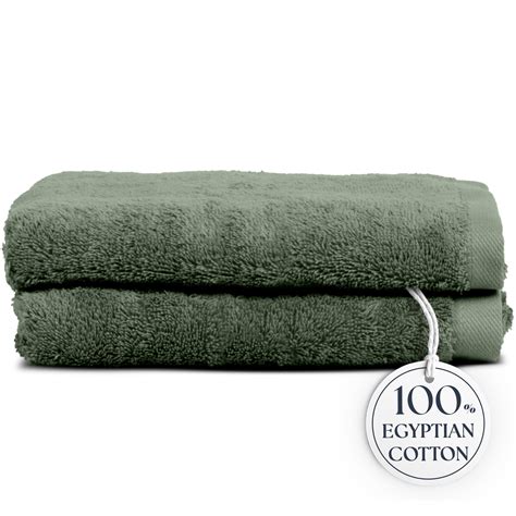 Sage Green Bath Towels Made From 100 Pure Egyptian Cotton 600 GSM