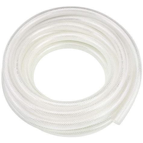 5 8 ID X 10 Ft High Pressure Braided Clear PVC Vinyl Tubing Flexible