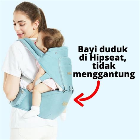 Gendongan Bayi Depan Hipseat Yang Bisa Jadi Gendongan Bayi Samping